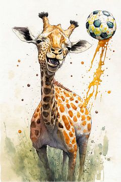 Giraffe van Peter Roder