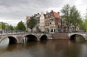 Amsterdam on a cloudy day