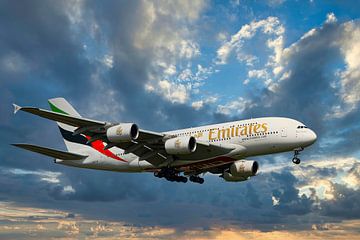 Airbus A380-842, Emirates. Registratie A6-EVD