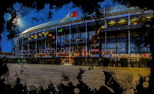 Feijenoord ART Rotterdam Stadion "De Kuip" Voorkant