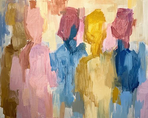 Abstract Group of people