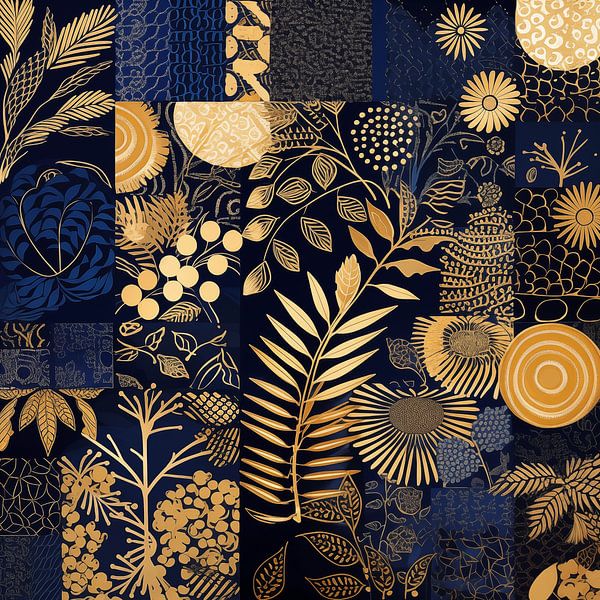 Botanical Gold by Color Square
