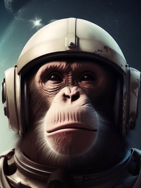 monkey | future | space by Eva Lee