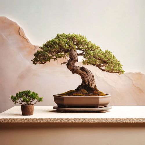 minimalistische bonsai