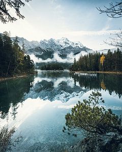 Eibsee in Duitsland van Stefan Schäfer