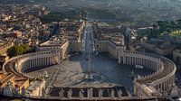 Rome, Vaticaan, uitzicht op St. Pietersplein II von Teun Ruijters Miniaturansicht