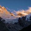 La Meije (3984m) at sunrise in the French National Park des Écrins by Ralph Rozema