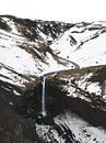 Isländischer Wasserfall (Kvernufoss) von Michiel Dros Miniaturansicht