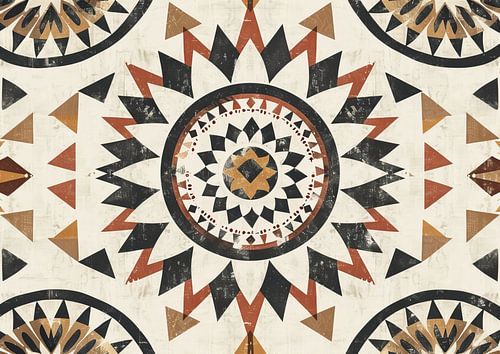 Travail coloré boho