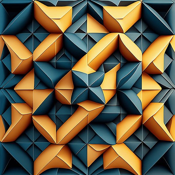 Geometric depth by Vythryd Arts