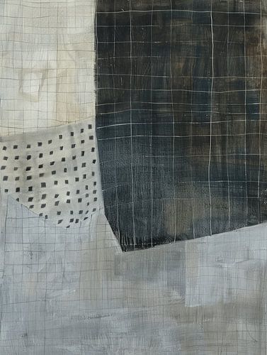 Modern abstract in Japandi stijl