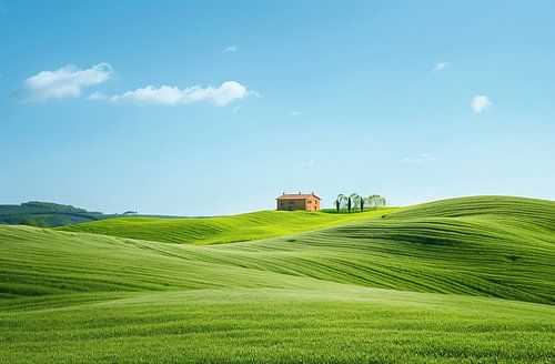 Tuscany in the first light