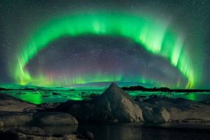 Nordlichter, Aurora Borealis. Island