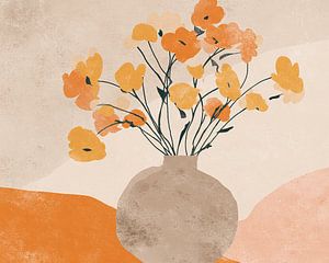 Gelbe Blumen | Fröhliches Blumenarrangement