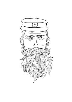 Plakat Kapitän - Pirat - Terschelling