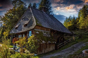 historische Wassermühle im Schwarzwald von Jürgen Wiesler