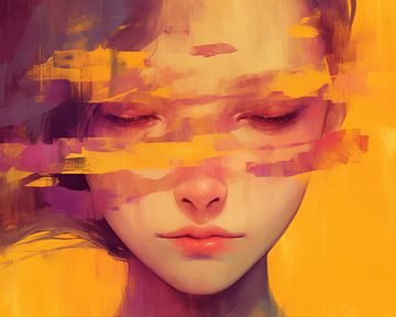 Dreamy Woman in Colours