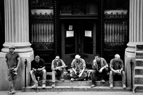 Men at work in New York