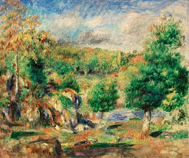 Chestnut trees, Pont-Aven, Renoir (1892) by Atelier Liesjes