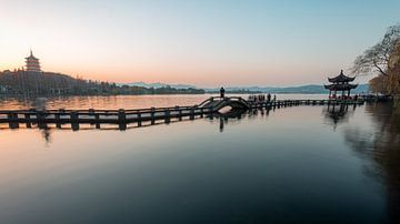 Lac de l'Ouest au matin sur Niek Wittenberg