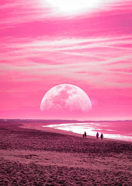Pink Beach by Ariz Rab