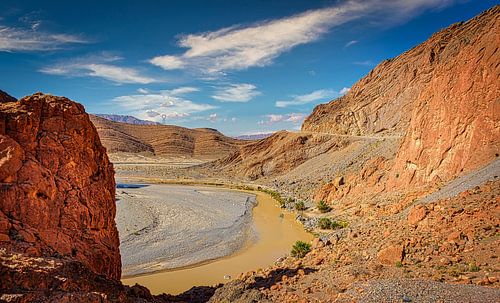 Panorama of the Atlas Mountains. Morocco by Rietje Bulthuis