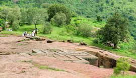 Lalibela: Church of Saint George by Maarten Verhees
