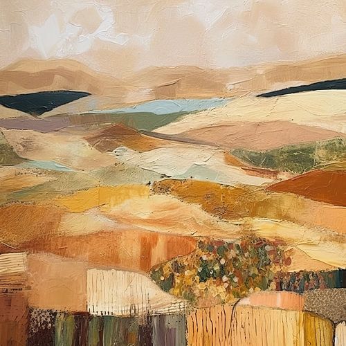 Heuvelachtig Landschap - Harmonie in het landschap