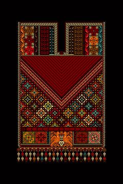 Modèle d'ornement Tatreez 76 sur Richard Laschon