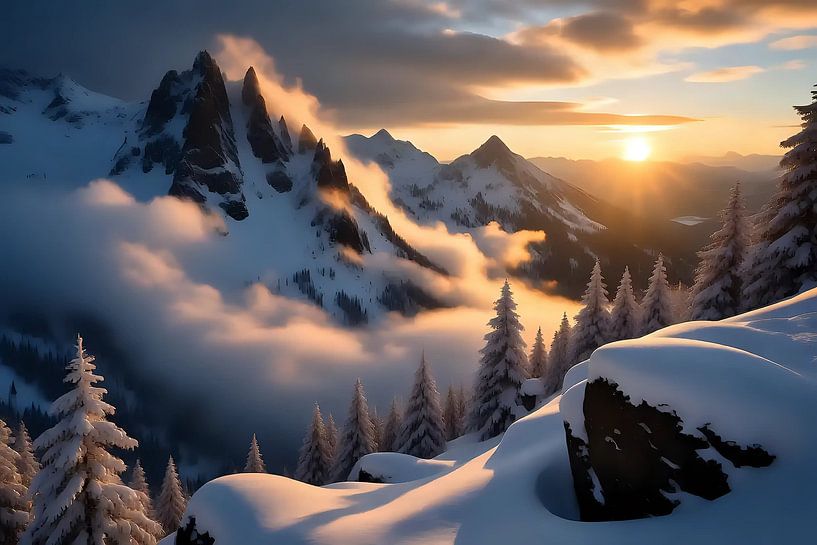 L'ardeur du ciel dans la vallée du gel par Jean Pierre