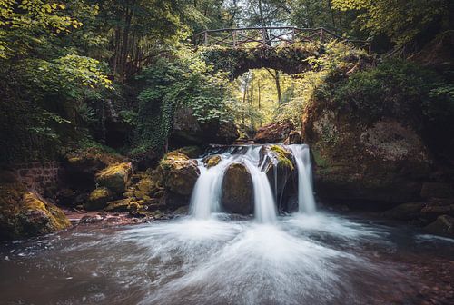 Schiessentümpel waterfall Luxembourg by Ronne Vinkx