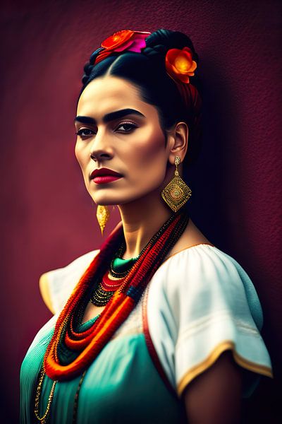 Frida Kahlo von Dreamy Faces