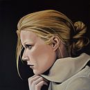 Gwyneth Paltrow schilderij von Paul Meijering Miniaturansicht