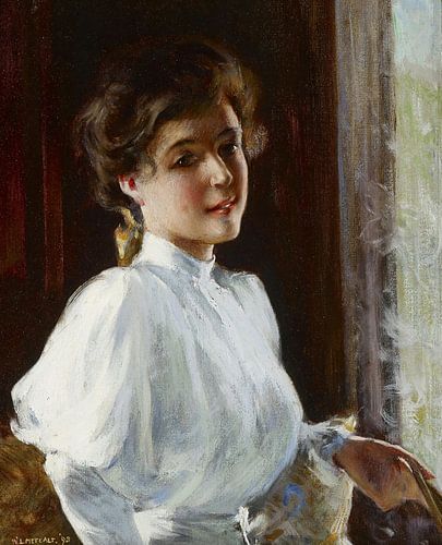 Een jong meisje, Willard Metcalf