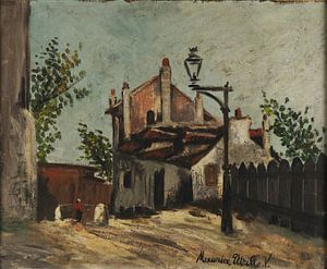 Maurice Utrillo, Rue du Mont-Cénis, 1910