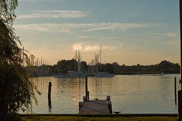 Zonsondergang op de Oostzee van Frank Briske