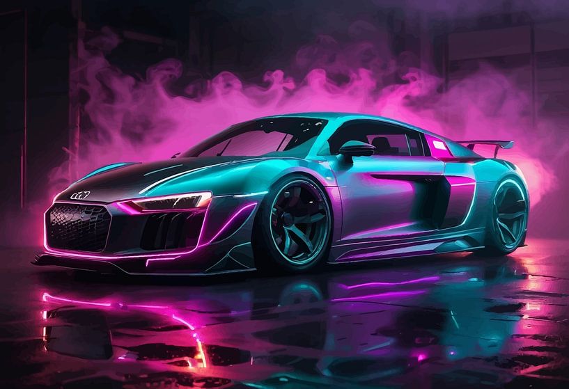 Audi R8 V10 GT – Neon Velocity by MIROKKU