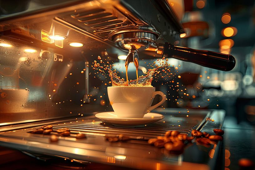 Kunst mit Kaffee von Egon Zitter