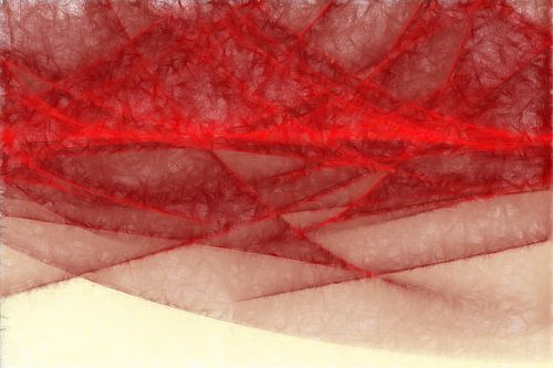 Avondrood van Alfred Grupstra