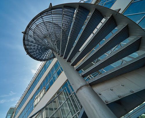 Wenteltrap in de Van Nelle fabriek