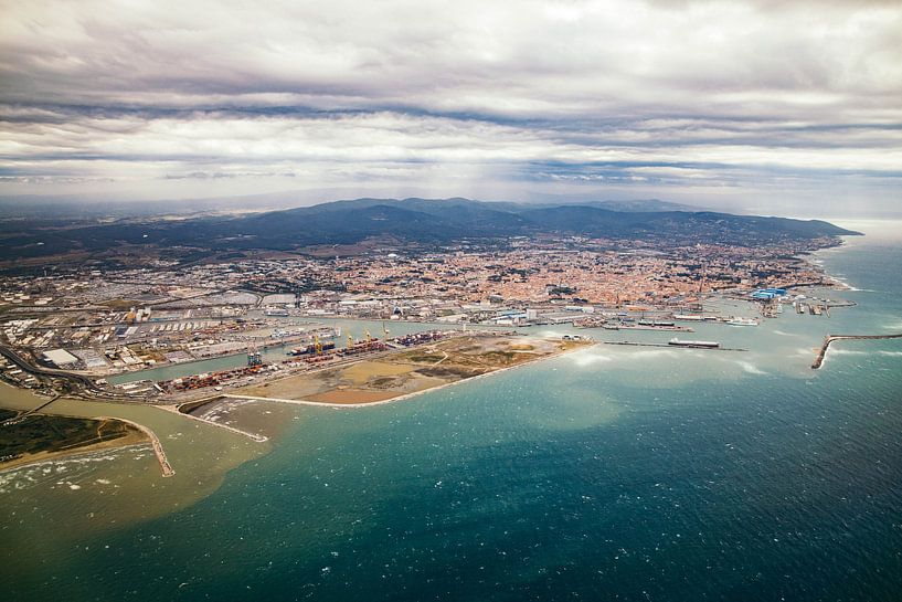 Livourne vue d'en haut par Stefan Lucassen