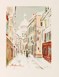 Maurice Utrillo, Carco, Montmartre, 1947 sur Atelier Liesjes