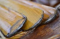 Wooden oars