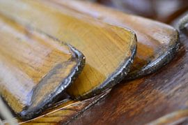 Wooden oars by Benny Van Bockel