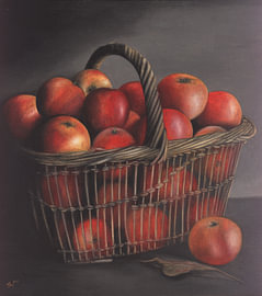 A basket of apples by Andreas Mocker - rocksigniert
