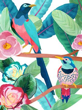 Birds in Spring by Goed Blauw