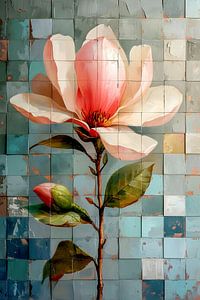 Pixel-Blume