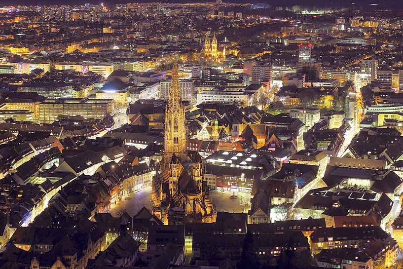 Leuchtendes Freiburg von Patrick Lohmüller