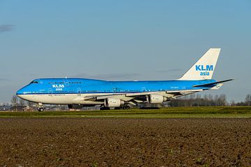 KLM Boeing 747-400 Stadt Paramaribo. von Jaap van den Berg