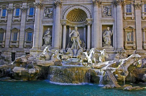Magische Trevifontein in het hart van Rome